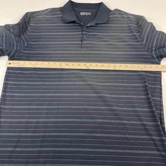 Nike Golf Dri-Fit Polo Shirt Men’s 2XL Red Solid Blue Stripe Lot of 2 - Picture 3 of 13